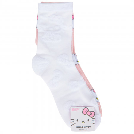 Hello Kitty Face Print Women's Crew Socks 2-Pack